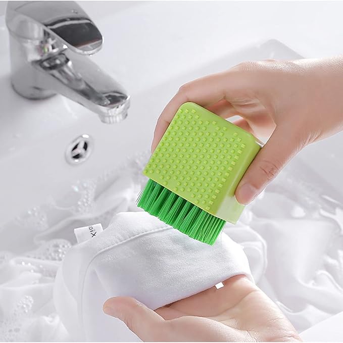 2 Pack Silicone Laundry Brush Scrub Multi-use Household Cloth Washing Brush - Image 3