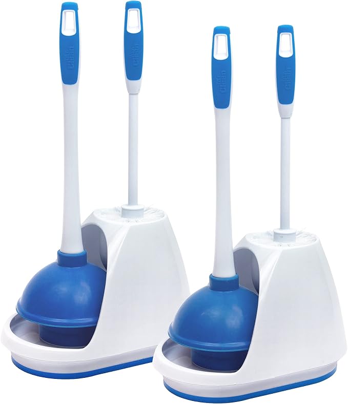 Mr. Clean Toilet Bowl Brush and Plunger Caddy Combo by MrClean
