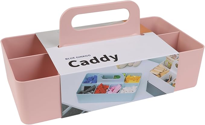 BLUE GINKGO Stackable Organizer Caddy – Korean-Made Portable Tote by BLUEGINKGO