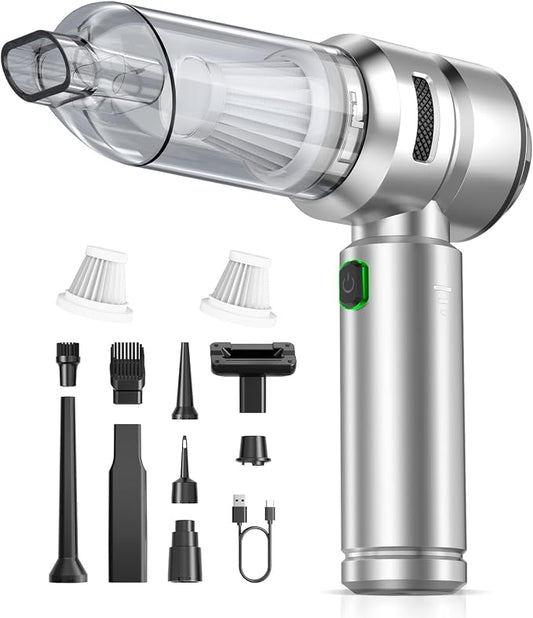 Car Vacuum, 3 Suction Modes, Portable Mini Cordless Cleaner by VNOST