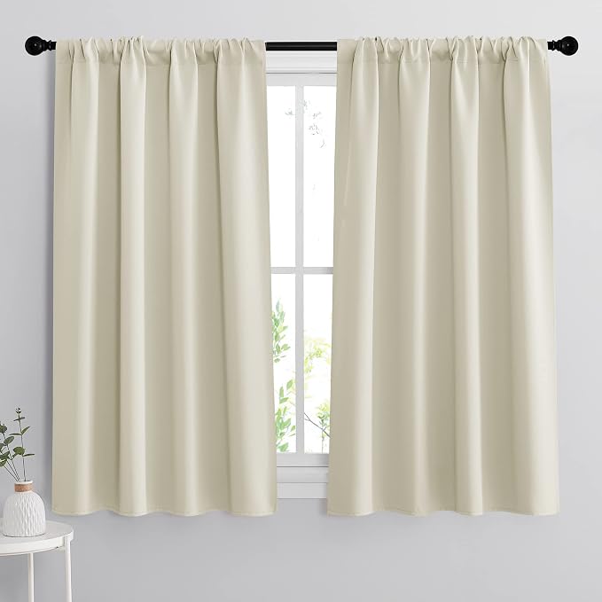 RYB HOME Blackout Curtains 63 inches Long by RYBHOME