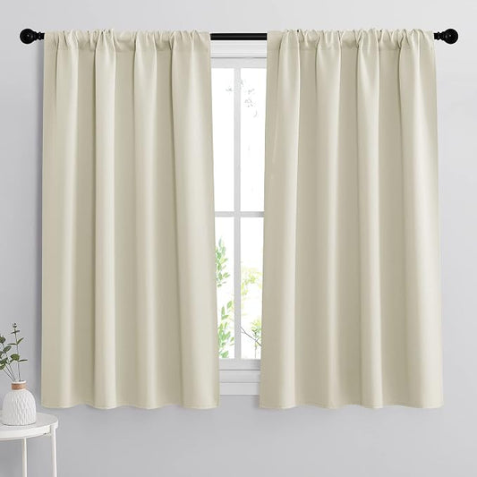 RYB HOME Blackout Curtains for Living Room Thermal Insulated Privacy Solar by RYBHOME