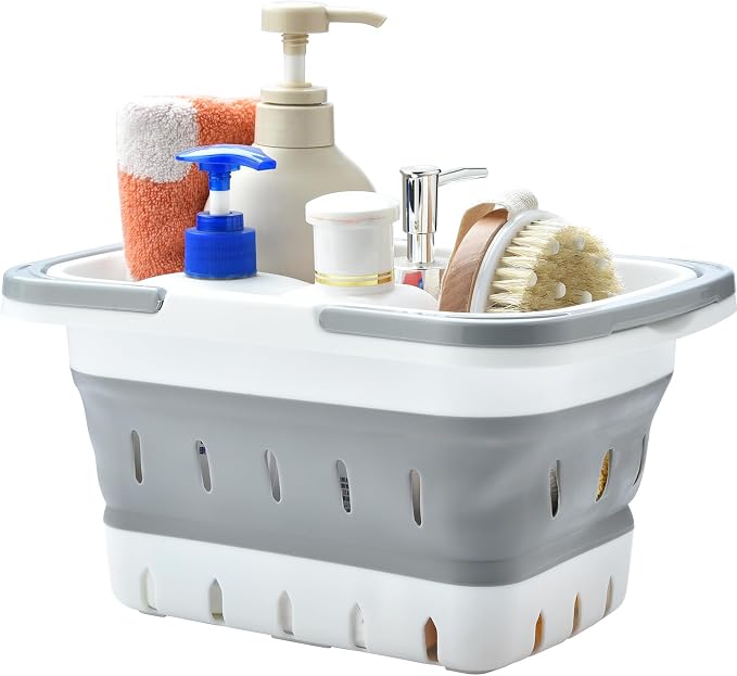Haundry Portable Shower Caddy Basket, Foldable Caddy Basket by Haundry
