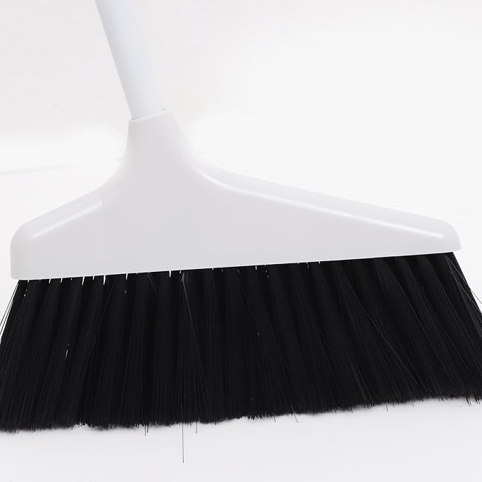 Lurrose 1set Heavy Duty Broom and Dustpan Set Ergonomic Long Handle - Image 5