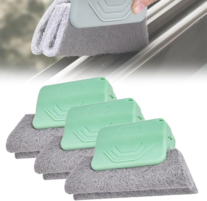 3PCS Magic Window Track Cleaner, 2026 New Window Cleaning Brush Window Groove by HAOFAN