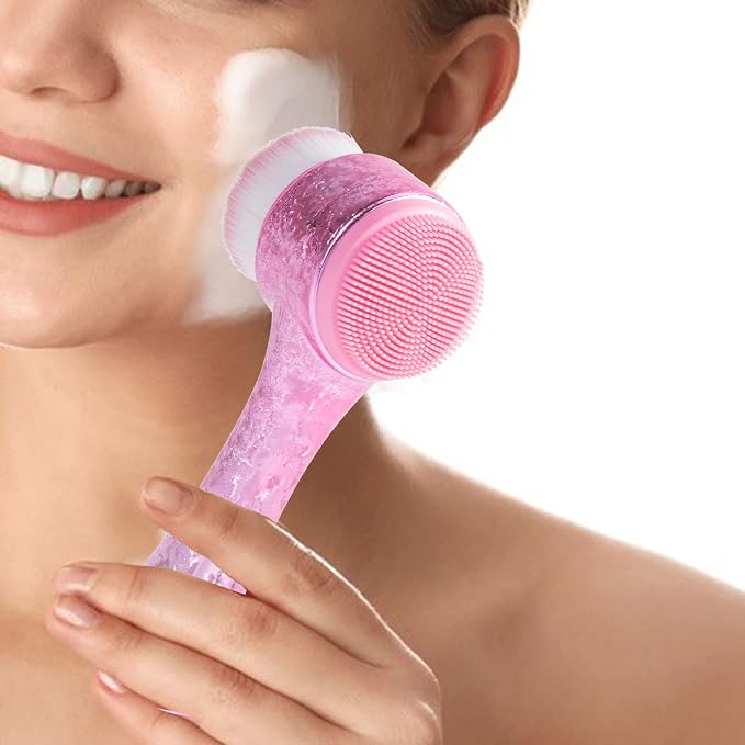 Face Brush 2 in 1, Facial Cleansing Exfoliating Brush - Image 7