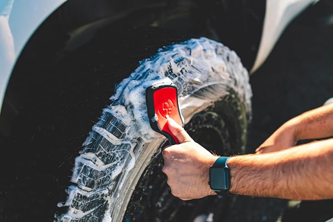 Detail Factory - ProGrip XL Tire Brush - Ergonomic ProGrip Handle - Stiff - Image 5
