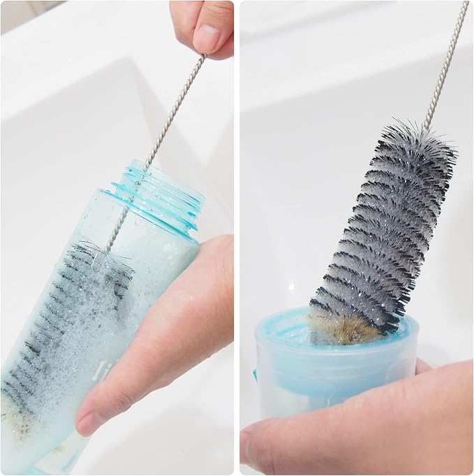 Long Bottle Brush, 17 in Bendable Cleaner Brushes - Image 4