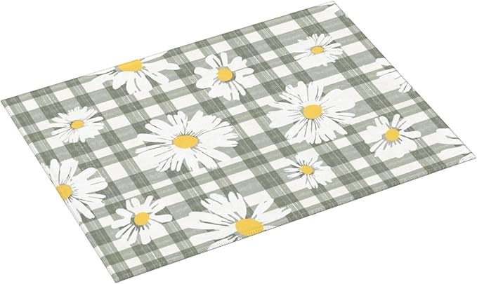 Daisy Dish Drying Mat For Kitchen Counter Absorbent Large Kitchen Fast Dry Pad - Image 2