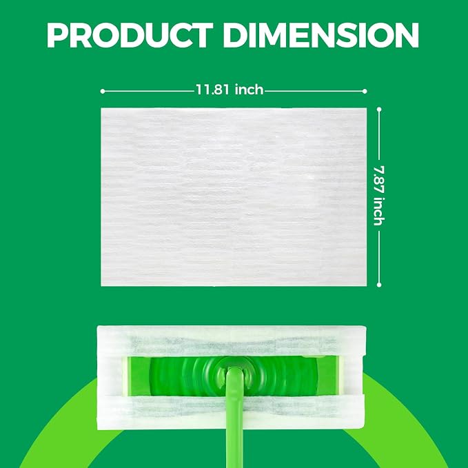 Dry Sweeping Cloths Mop Refills Disposable Sweeping Cloths Floor Dust Refills - Image 7