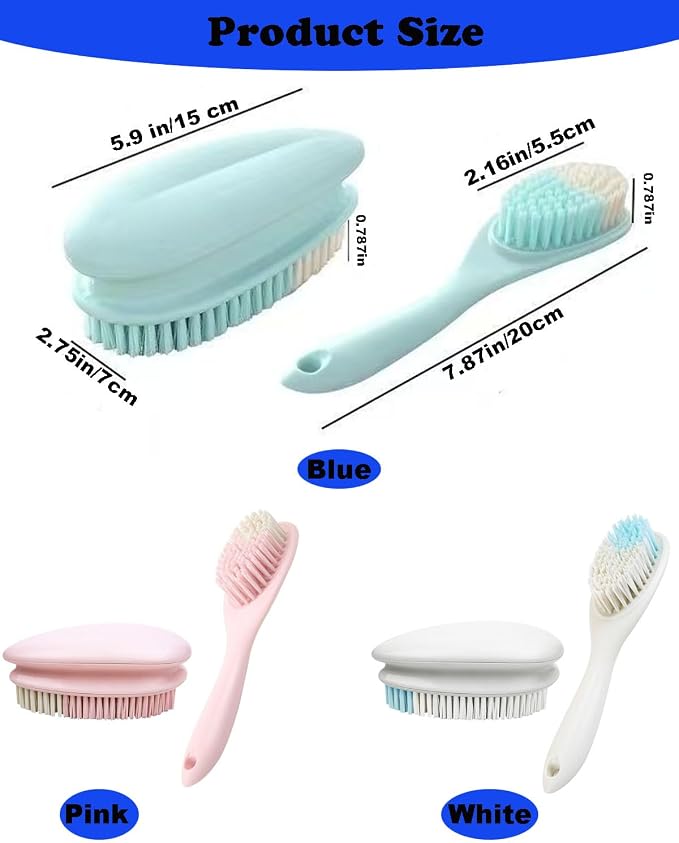 Cleaning Scrub Brushes Laundry Brush Soft Bristle Scrubbing Brush Clothes Brush - Image 2