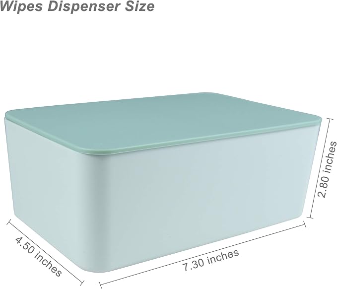 Diaper Wipes Dispenser, Tissue Storage Box Case, Wet Wipe Dispenser Holder - Image 2