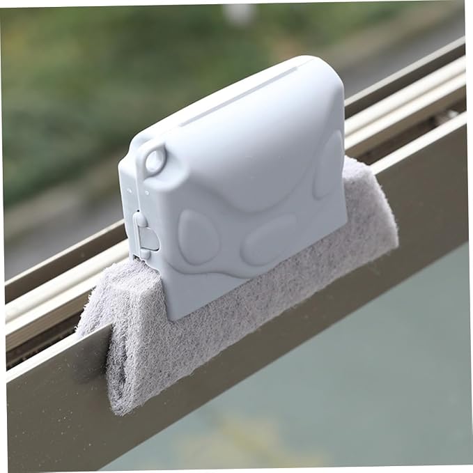 VILLCASE Groove Cleaning Brush Set 3pcs Household Window Track Cleaner Tool - Image 4