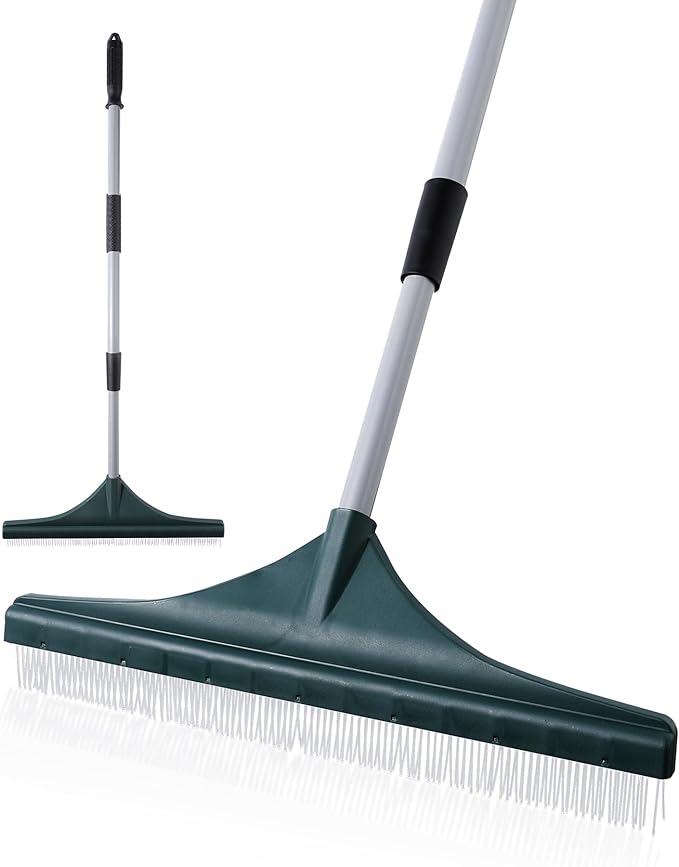 Yocada Artificial Turf Rake Grass Brush Broom Carpet Lawn Leaf Rake Cleaner by Yocada