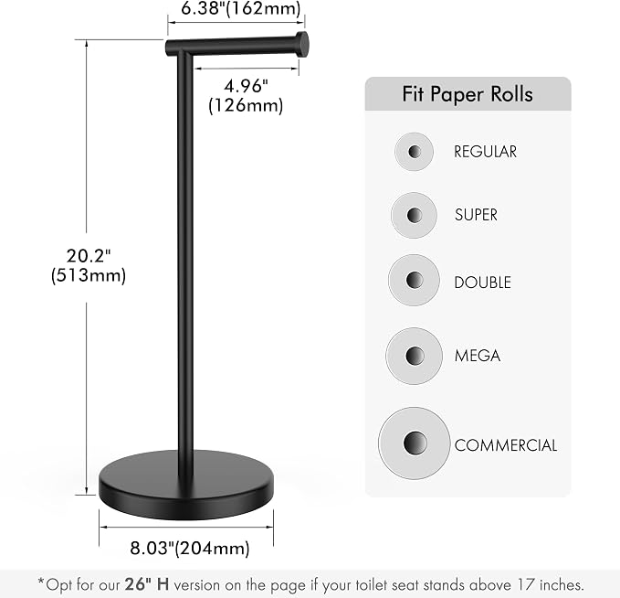KES Bathroom Toilet Paper Holder Stand Modern Tissue Roll Holder SUS304 - Image 5