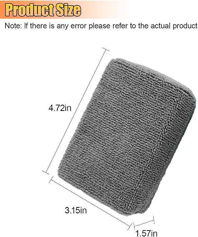 Microfiber Applicator Pad, Car Detailing Sponge - Image 2