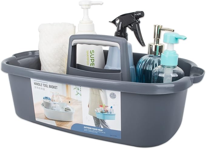 JiatuA Large Cleaning Supplies Caddy Portable Shower Basket Supply Organizer by JiatuA