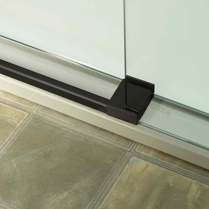 Woodbridge 56-60" W x 80" H Frameless Single Sliding Shower Door - Image 11