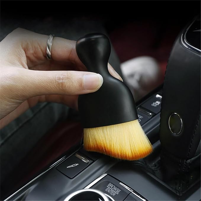 Auto Detailing Brush Set for Car Interior, Air Vent & Console Cleaning - Image 2