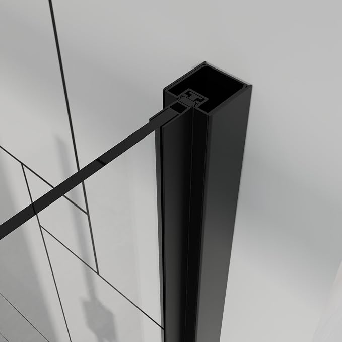 Frameless Bi-Fold Shower Door 32" W x 72" H, 1/4" Clear Tempered Glass - Image 5