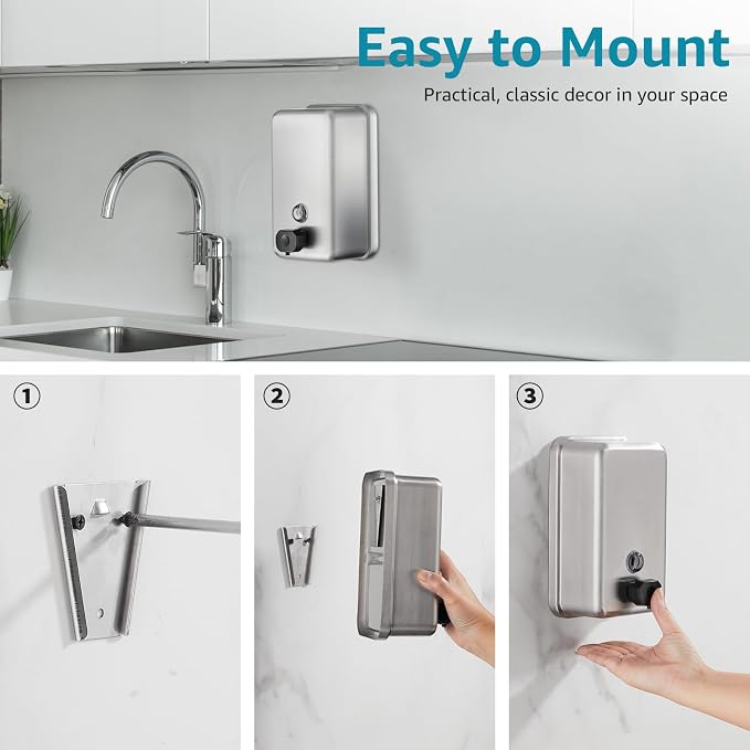 Commercial Wall Mount Soap Dispenser - Image 5