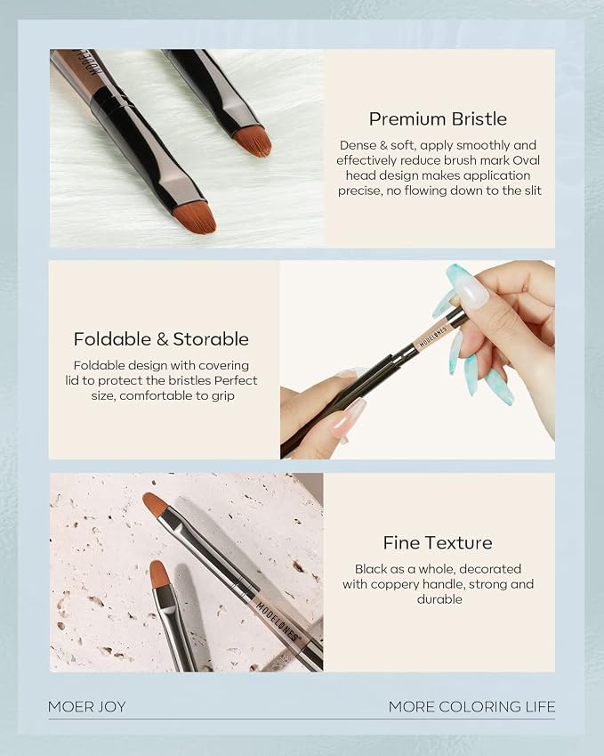 Modelones Nail Art Brush Cleaner & Restorer - Image 8