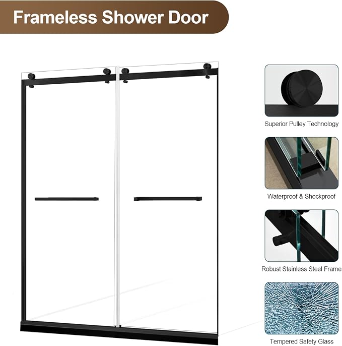 Paris Shower Door, Bathroom Shower Door - Image 7
