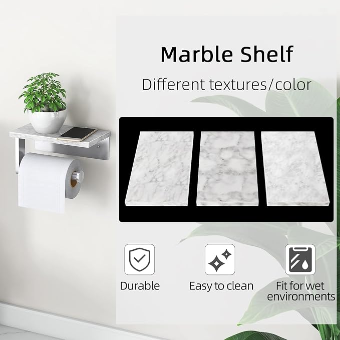 Brushed Nickel Toilet Paper Holder - Image 4