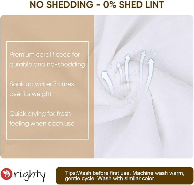 Orighty Washcloths 48 Pack, Ultra Soft Face Cloths 12 x 12 inch, Absorbent & - Image 2
