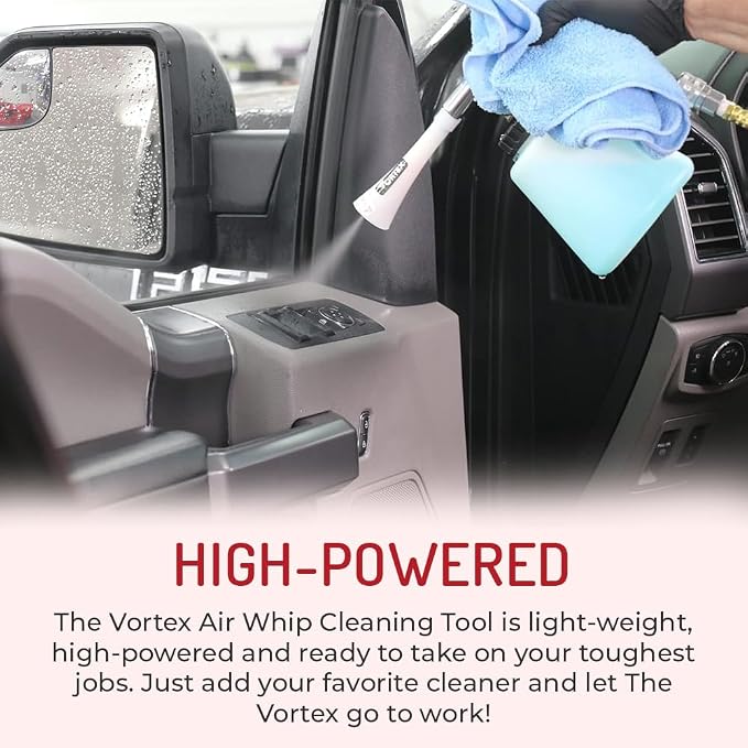 HI-TECH Vortex I Air Cleaning Gun – Deep Cleans Auto Interiors & Exteriors – - Image 5