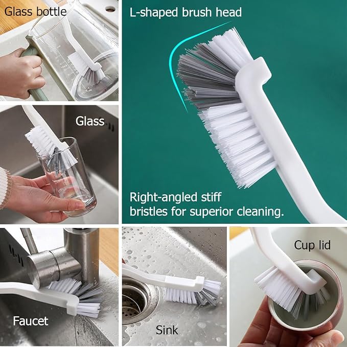 13Pcs Crevice Cleaning Brush Set, Cleaning Brush Tools, Hard Bristle Gap - Image 2
