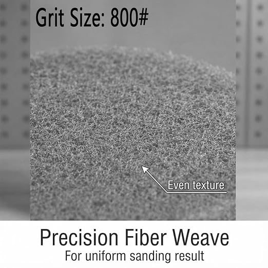4 Inch 800 Grit Drill Brush Scrubber Scouring Pads, Random Orbital Sander - Image 4