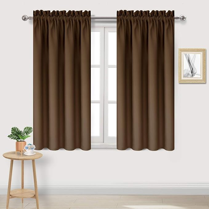 DWCN Blackout Curtains Room Darkening Thermal Insulated Bedroom Curtains Window by DWCN