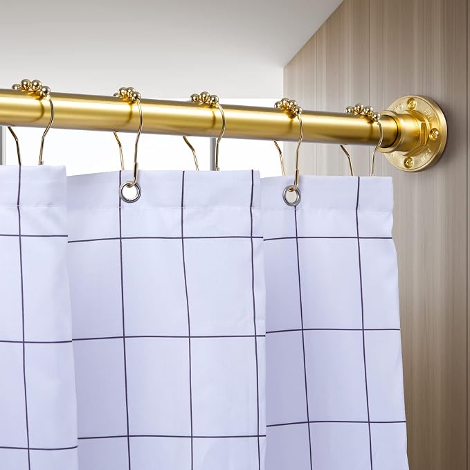 BRIOFOX Industrial Shower Curtain Rod - Image 7