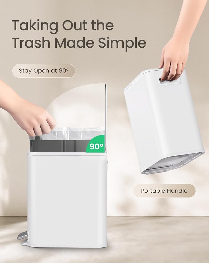 Cesun Small Bathroom Trash Can - Image 5
