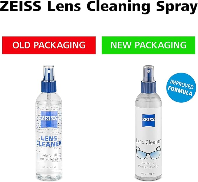 ZEISS Lens Care Pack – 2x 8oz Streak-Free Lens Spray and Microfiber Cloths - Image 5