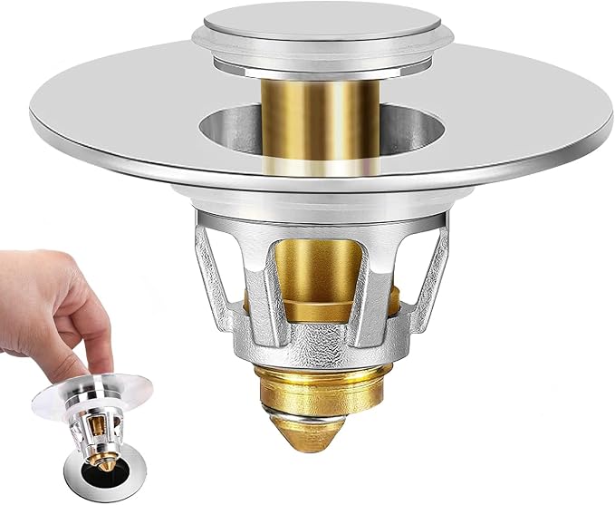 Universal Bathroom Sink Stopper by Omruciy