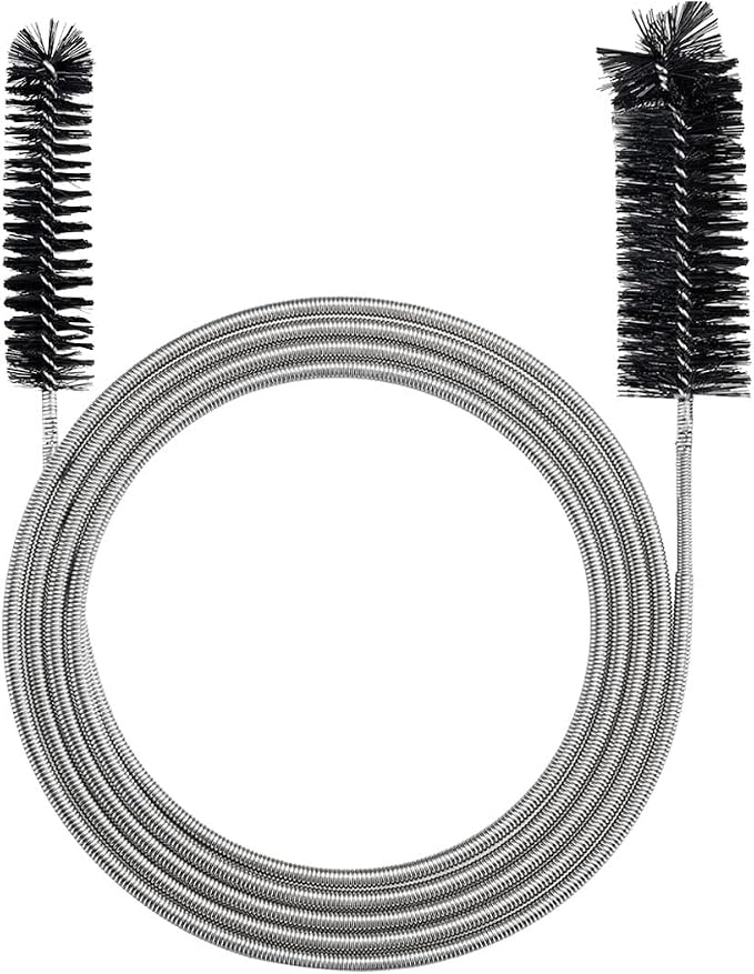 78 Inch Flexible Long Drain Brush, Nylon Stainless Steel Flexible Feeding Tube by Unknown