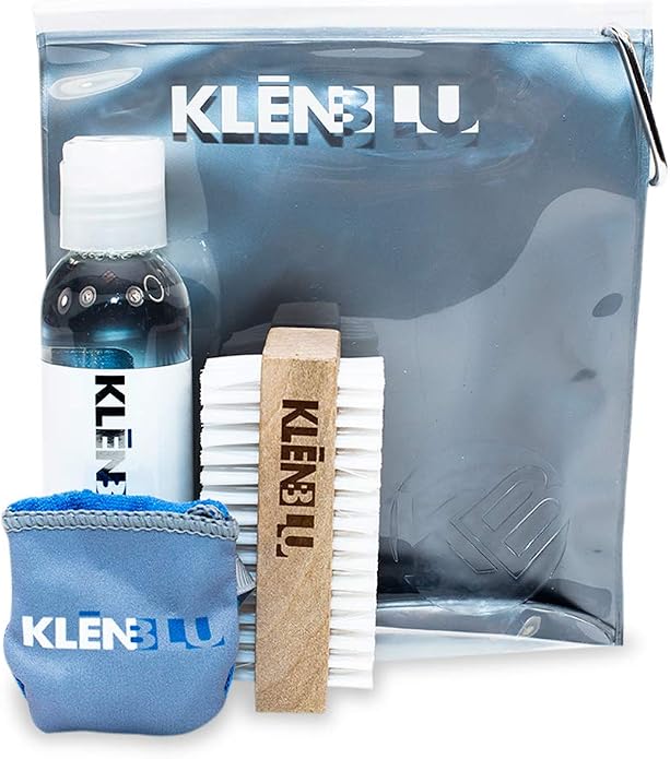 Sneaker Cleaner Brush/Cleaning Brush Premium Double Sided Wooden Shoe Care by KLENBLU