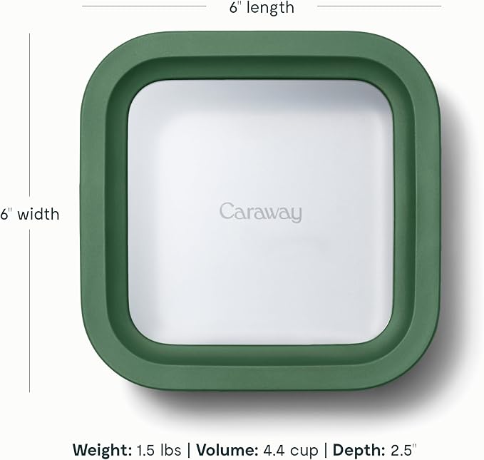 Caraway 2pc Glass Food Storage Set - Image 3