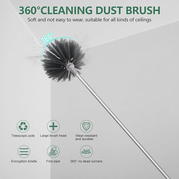 SetSail Dusters for Cleaning, 100-inch Extra-Long Cobweb Duster - Image 4