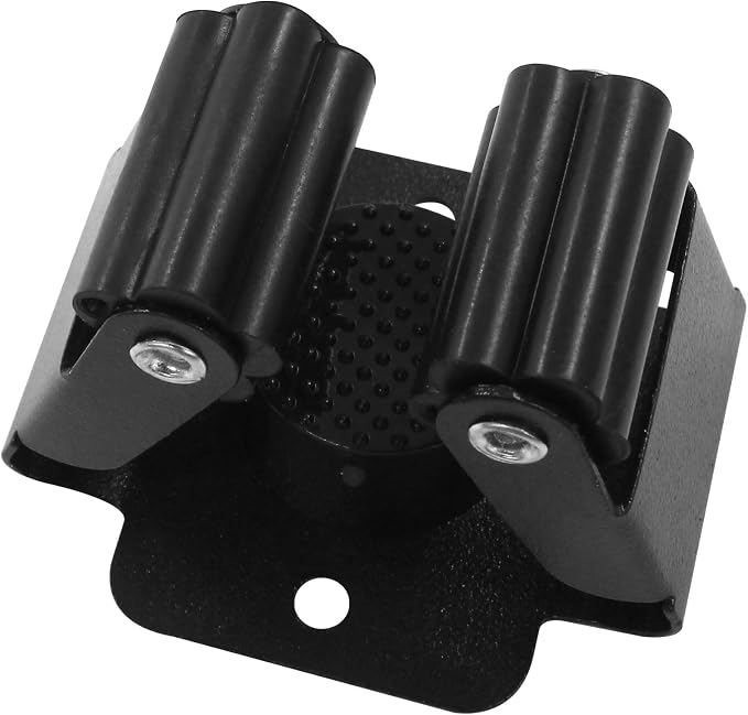 Hordion 12 Pack Broom Holder Wall Mount, Stainless Steel Mop Hanger Heavy Duty - Image 4