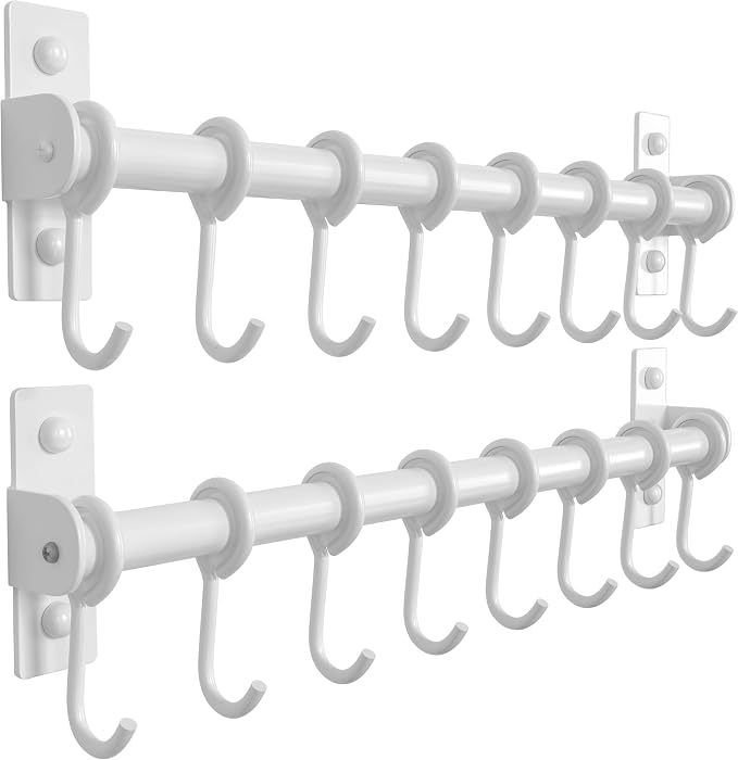 Dseap Kitchen Hooks for Hanging Utensils, Hanging Pot Rack, Kitchen Utensil by Dseap