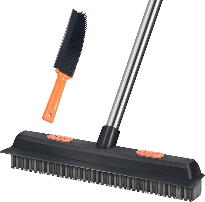 LandHope Carpet Rake for Pet Hair Remover Long Handle by LandHope