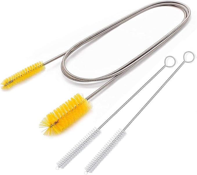 67" Flexible Drain Brush Set, Double Ended Long Hose Pipe Cleaner by DESIN