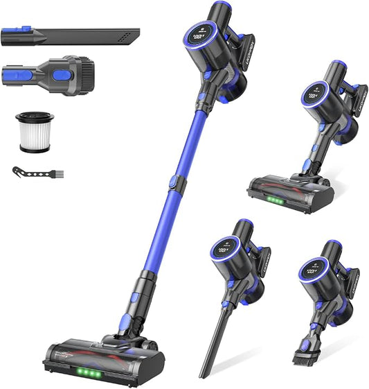 Cordless Vacuum Cleaner, 550W 50KPa 45Mins Vacuum Cleaners by Unknown