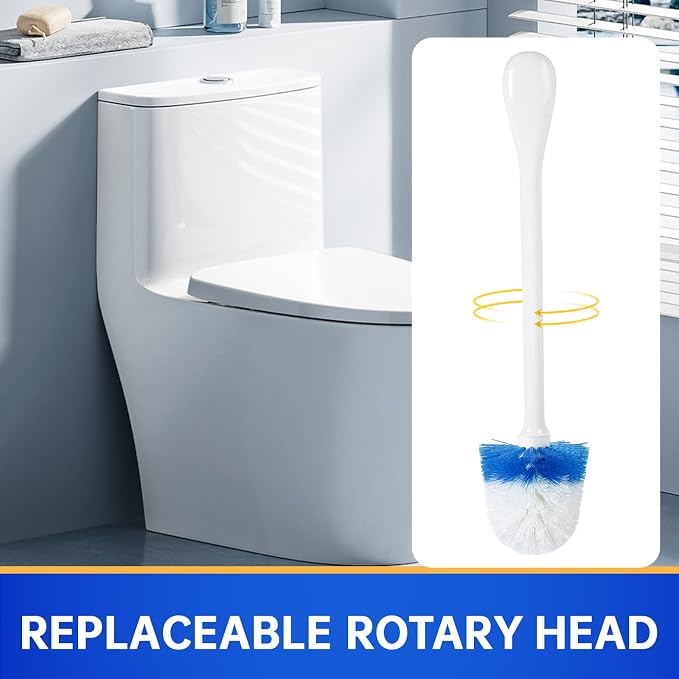 2 Pack Toilet Brush Replacement Head Compatible - Image 5