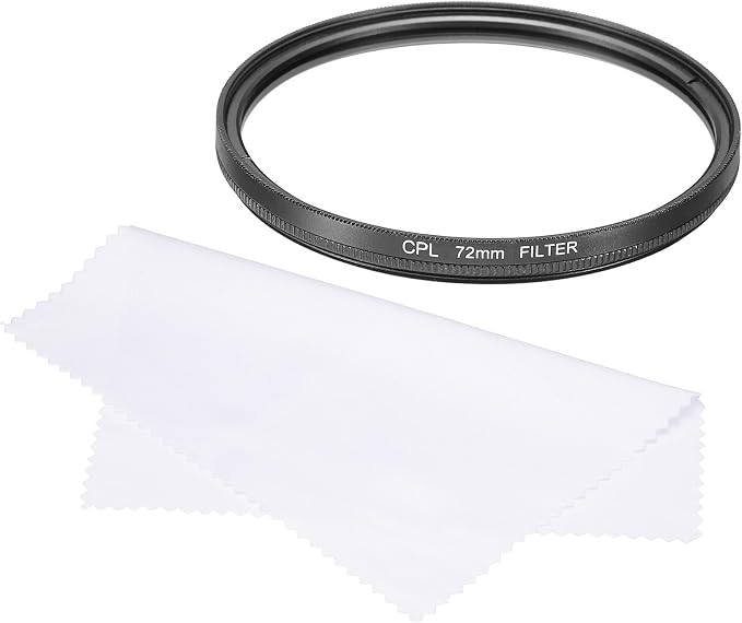MECCANIXITY 72mm Circular Polarizer Filter, Double Sided Multi-Layer Coatings by MECCANIXITY