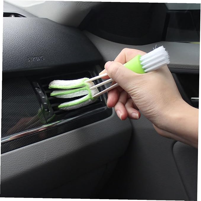 VALICLUD 3pcs Double Ended Car Air Vent Cleaning Brush Mini Duster - Image 5