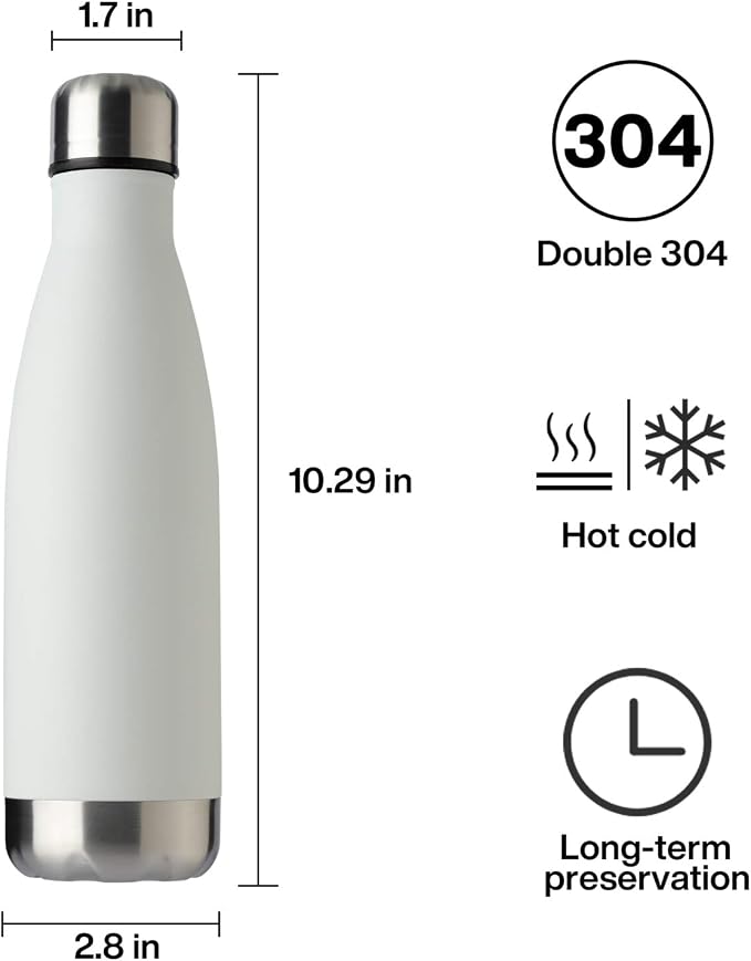 MEWAY 17oz Sport Water Bottle 4 Pack Vacuum Insulated Stainless Steel - Image 7